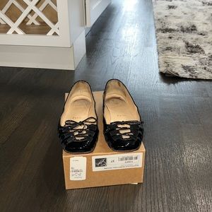 Christian louboutin corset patent flats black size 7